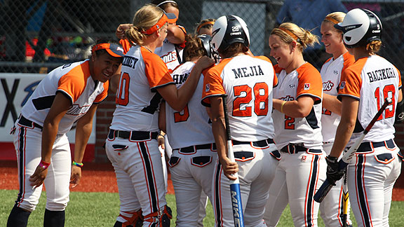 The NPF Diamonds didn't get the fairytale ending they wanted, but they proved they can compete in their game against the USSSA Pride.