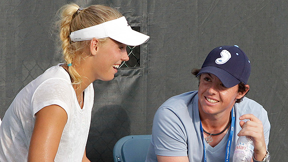 Caroline Wozniacki and Rory McIlroy