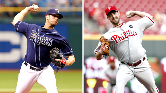 James Shields and Cliff Lee