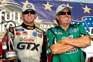 Mike Neff and John Force