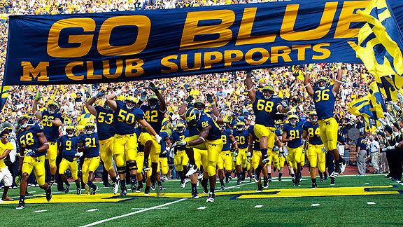 Michigan Football M Club Banner Tee