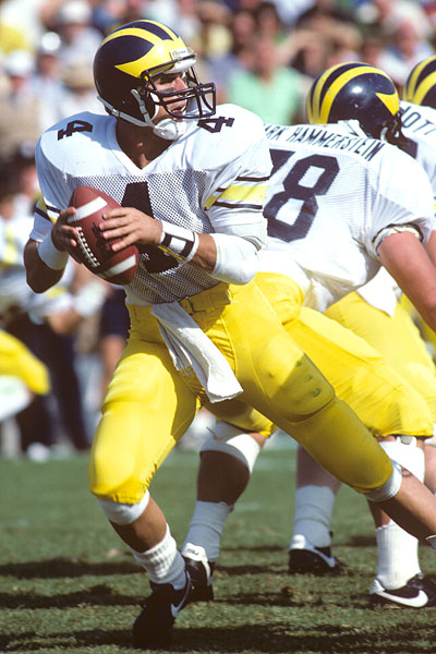 Jim Harbaugh, Michigan Quarterback