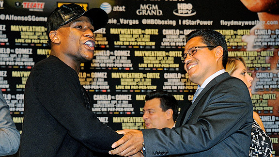 Floyd Mayweather Jr. and Danny Garcia