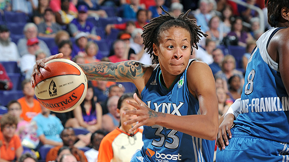 Seimone Augustus leads the Lynx with 16.2 ppg, but she is just one of four Minnesota players who average double figures.