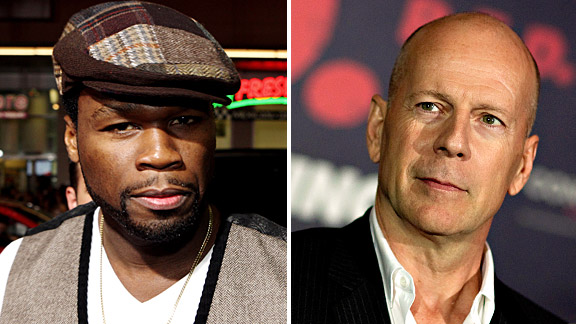 50 Cent and Bruce Willis