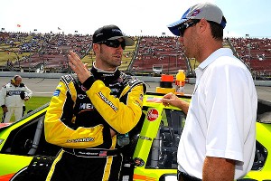 Paul Menard and Kevin Harvick