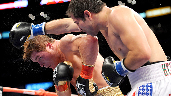 Canelo Alvarez and Alfonso Gomez