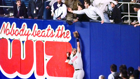 With the help of Jeffrey Maier, Derek Jeter's home run was one of his four hits in the game.