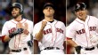 Dustin Pedroia, Jonathan Papelbon, Jacoby Ellsbury
