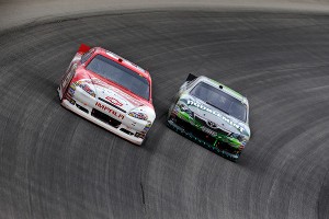 Kevin Harvick and Kyle Busch