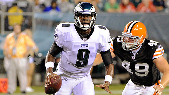 Vince Young of the Philadelphia Eagles