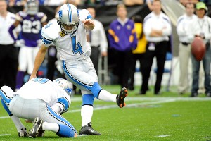 Hannah Foslien/Getty Images Jason Hanson came through in a big way for 