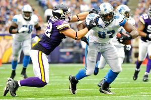 Chad Greenway and Brandon Pettigrew