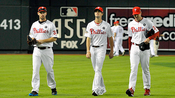 Cliff Lee, Cole Hamels and Roy Halladay