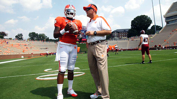 Tajh Boyd and Chad Morris