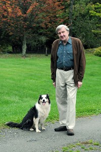 Ken Squier and dog
