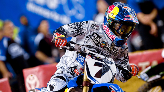 Red Bull James Stewart has pulled out of the Monster Energy Cup at the last