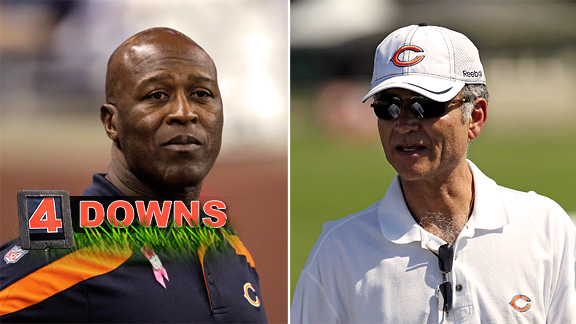 Lovie Smith and Jerry Angelo
