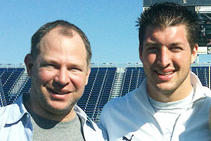 Matt Berry and Tim Tebow