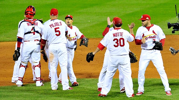 St. Louis Cardinals celebrate