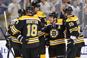 Boston Bruins celebrate