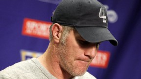 Brett Favre with the Minnesota Vikings