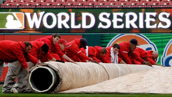 World Series tarp