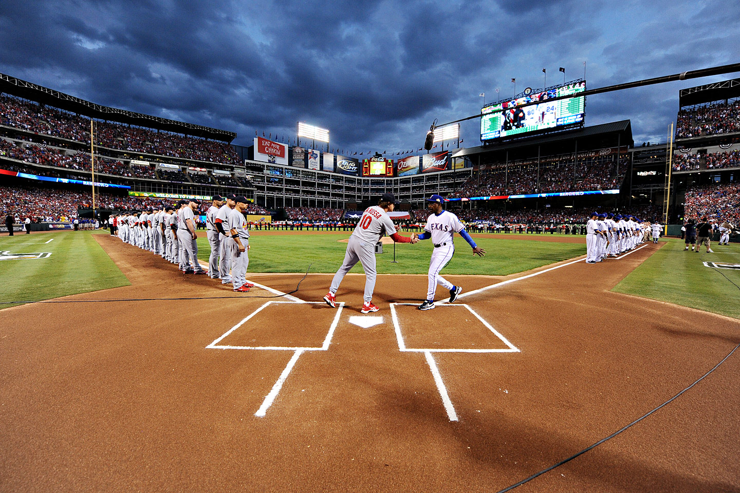 Tony La Russa and Ron Washington 2011 World Series ESPN