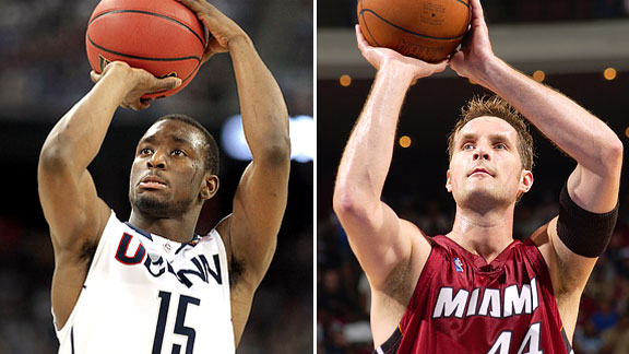 Kemba Walker and Christian Laettner