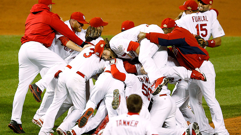 St. Louis Cardinals celebrate