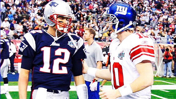 Tom Brady and Eli Manning