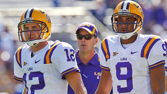 Jarrett Lee, Jordan Jefferson & Steve Kragthorpe