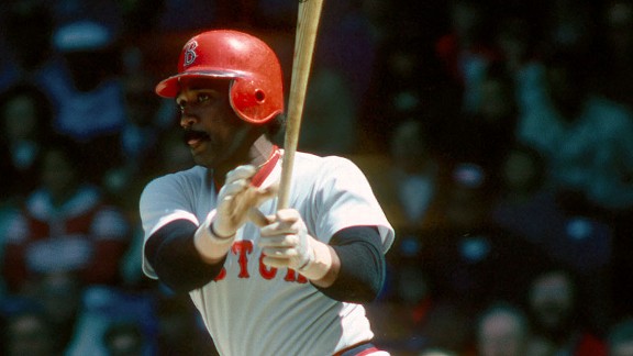 OldTimeHardball on X: Boston Red Sox Jim Rice and Luis Tiant   / X