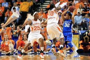 Glory Johnson and Shekinna Stricklen