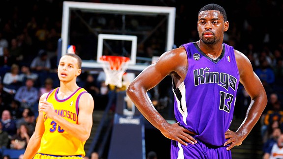 Stephen Curry and Tyreke Evans