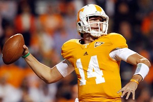 Tennessee quarterback Justin Worley