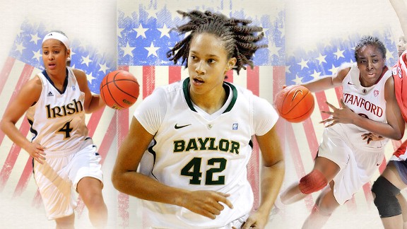 Brittney Griner, Skylar Diggins and Nnemkadi Ogwumike 