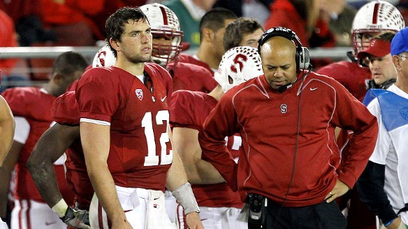 Andrew Luck and David Shaw