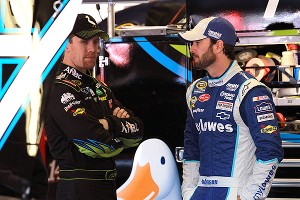 Carl Edwards and Jimmie Johnson