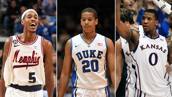 Will Barton, Andre Dawkins and Thomas Robinson