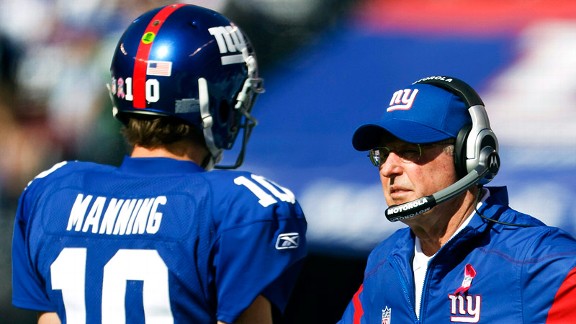 Eli Manning, Tom Coughlin