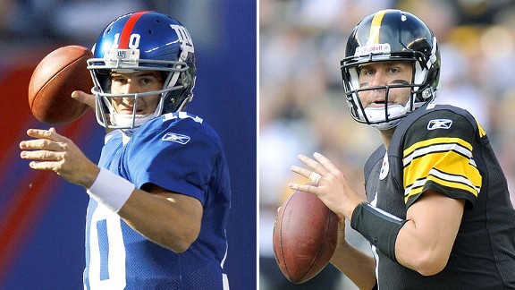 Eli Manning and Ben Roethlisberger