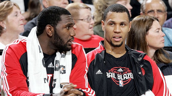 Greg Oden and Brandon Roy