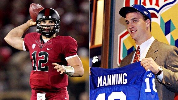 Andrew Luck & Peyton Manning