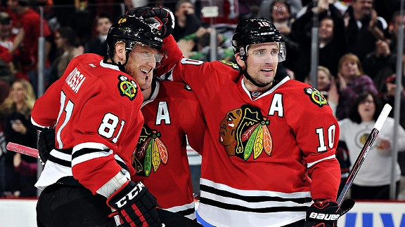 Marian Hossa, Patrick Sharp