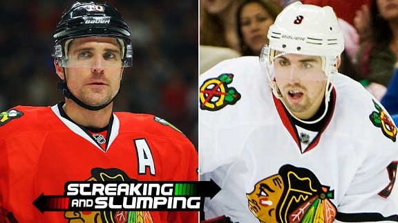 Patrick Sharp and Nick Leddy