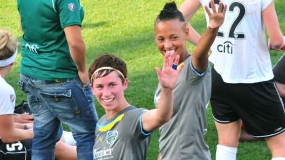 Joanna Lohman and Lianne Sanderson