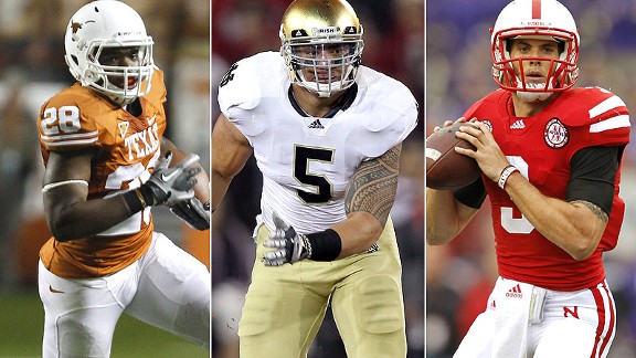 Malcolm Brown/Manti Te'o/ Taylor Martinez