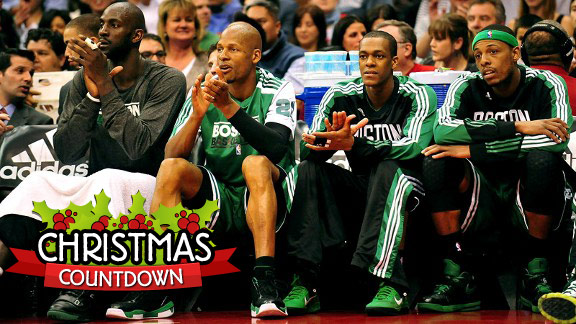 Boston Celtics bench