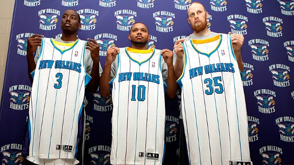 Al-Farouq Aminu, guard Eric Gordon and center Chris Kaman
